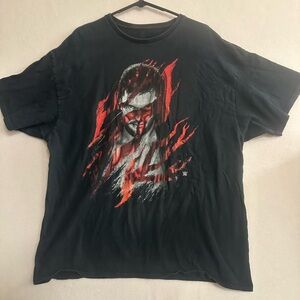 Finn Balor WWE Wrestling Graphic Tee Grunge 2017 Back Print Black Original XXL